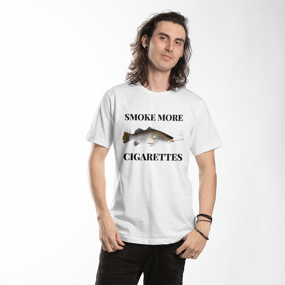 Smoke More Cigarettes T-Shirt (White)