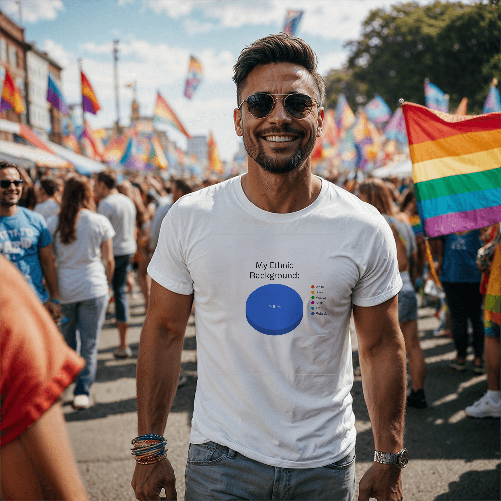 My Ethnic Background T-Shirt (White)