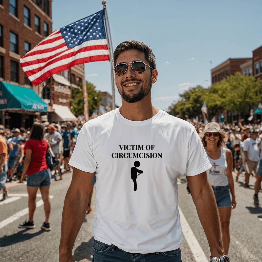 Victim of Circumcision T-Shirt (White)