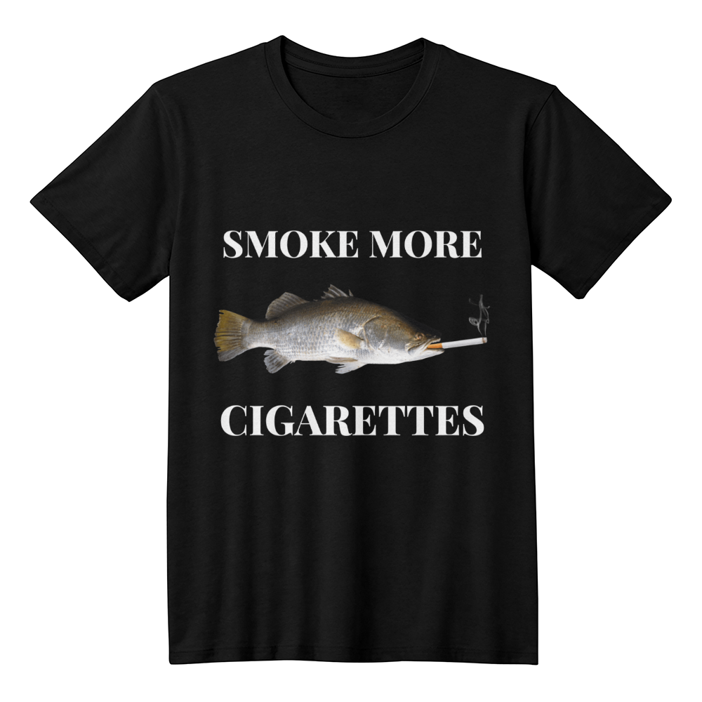 Smoke More Cigarettes T-Shirt (Black)